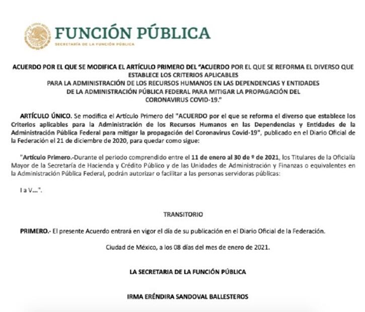Por alza de contagios por Covid, home office para burócratas se extiende hasta el 30 de abril
