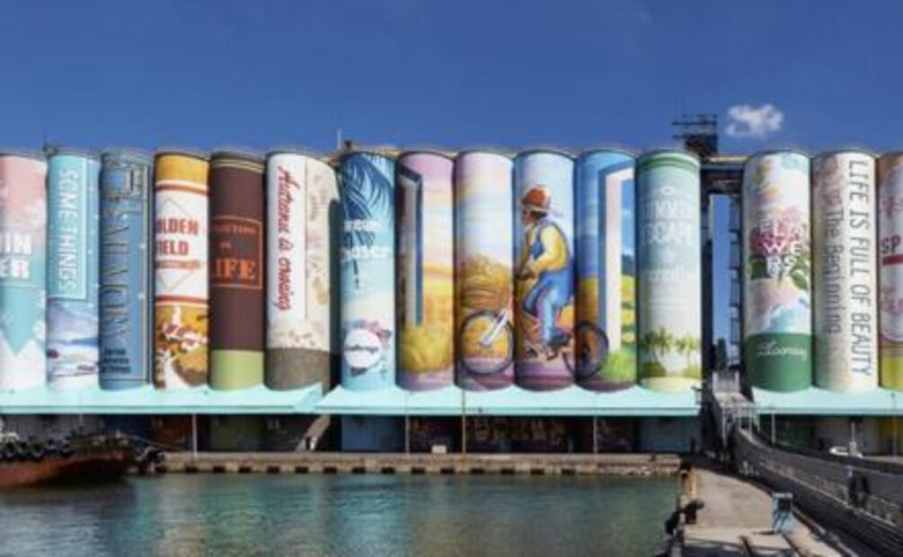 Silo en Corea del Sur, el mural más grande del mundo