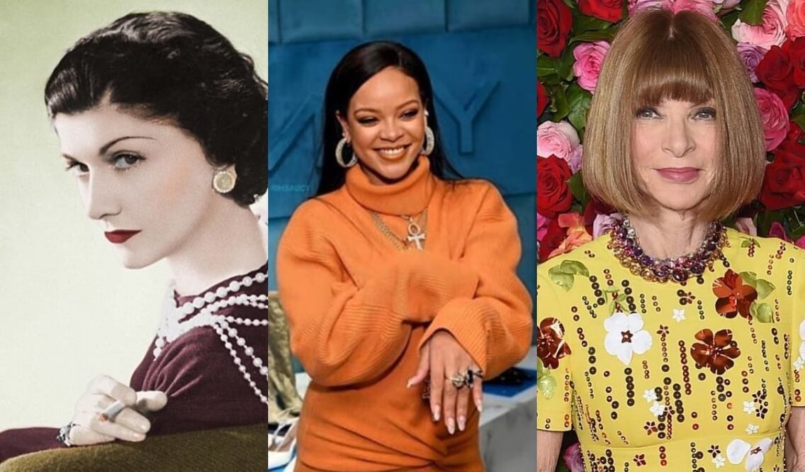 Estas mujeres han cambiado la moda para siempre / Fotos: Instagram  @theannawintour |  @gab.coco.chanel | @badgalriri