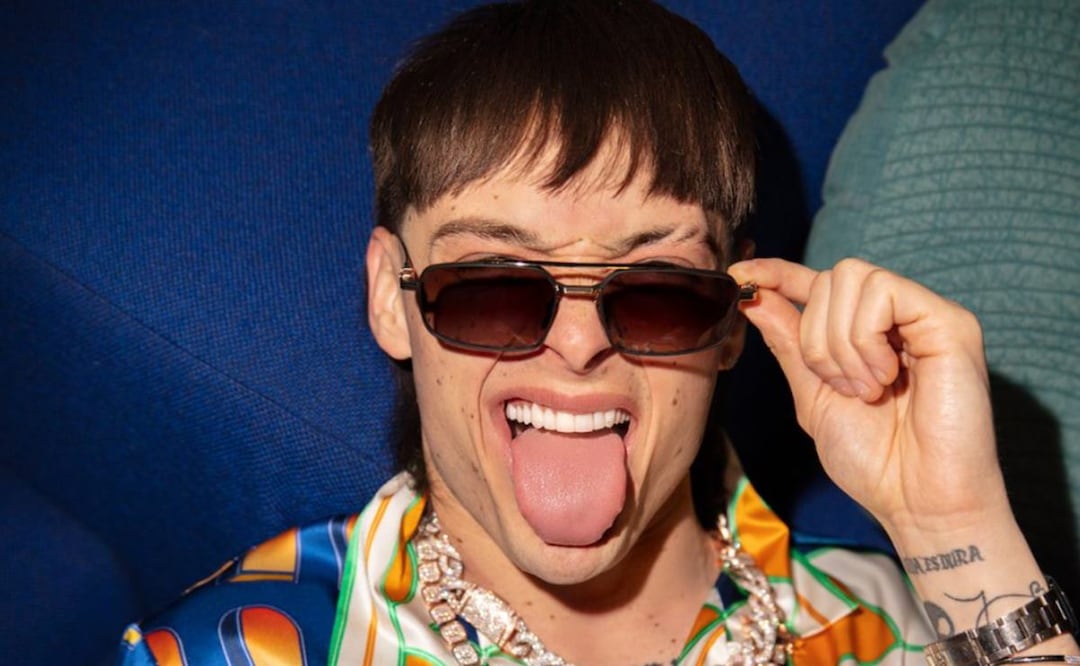 Peso Pluma, el cantante más escuchado en YouTube México. Foto: Twitter @PesoPlumaData