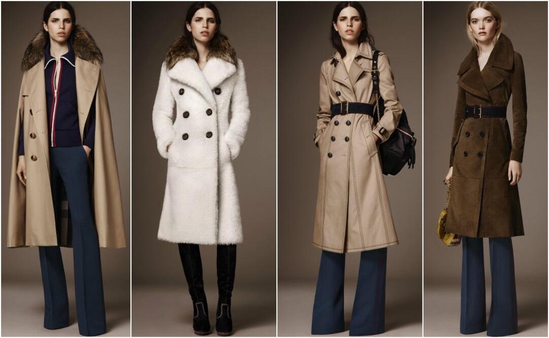 Entre las prendas de inspiración militar destacan las capas con aberturas laterales, así como las gabardinas en distintas texturas y tonalidades