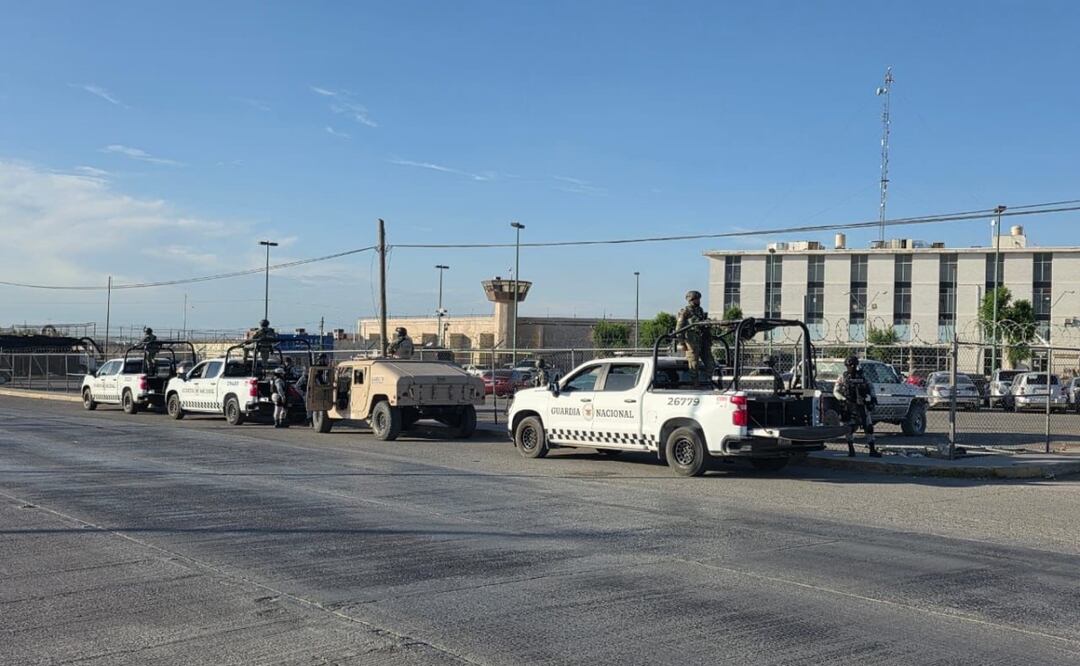 Operativo especial en Cereso 3 de Ciudad Juárez; autoridades refuerzan revisiones. Foto: Especial