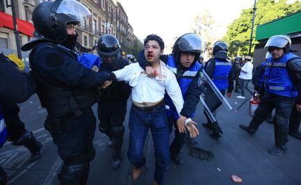 Violencia marca marcha de la Generación Z en la CDMX; hay 20 detenidos, 120 lesionados y varias condenas