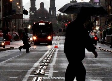 Lluvia tira 4 árboles, una barda y un anuncio en DF