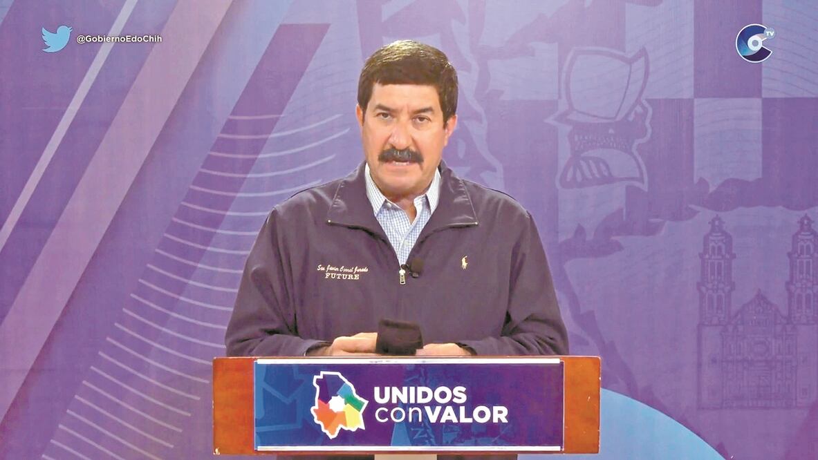 El gobernador Javier Corral anunció en conferencia de prensa que un Tribunal de Apelación confirmó la sentencia condenatoria en contra de Alejandro Gutiérrez. Foto: ESPECIAL