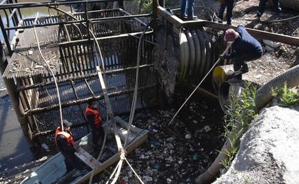 Retiran más de 4 mil toneladas de basura en drenajes del Edomex 
