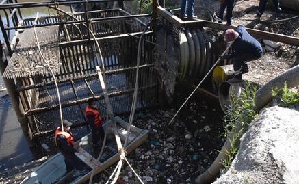 Retiran más de 4 mil toneladas de basura en drenajes del Edomex 