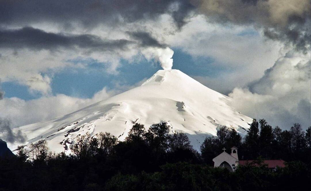 Volcán Villarrica en Chile. Foto: Wikimedia Commons