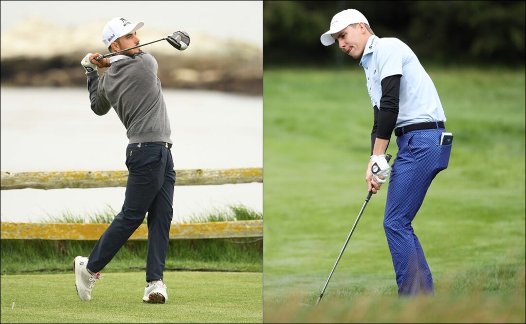 Abraham Ancer y Carlos Ortiz. Foto. Especial 