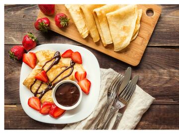 #RECETA para diabéticos: crepas con nutella casera y frutos rojos