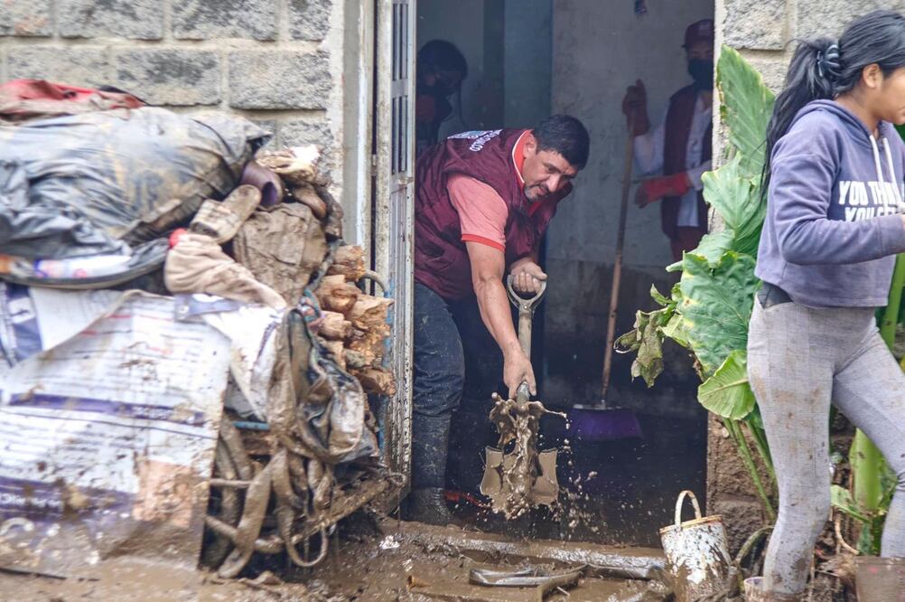 Cerca de 270 viviendas resultaron afectadas en varias comunidades del municipio de Chalco. Foto: Especial/El Universal