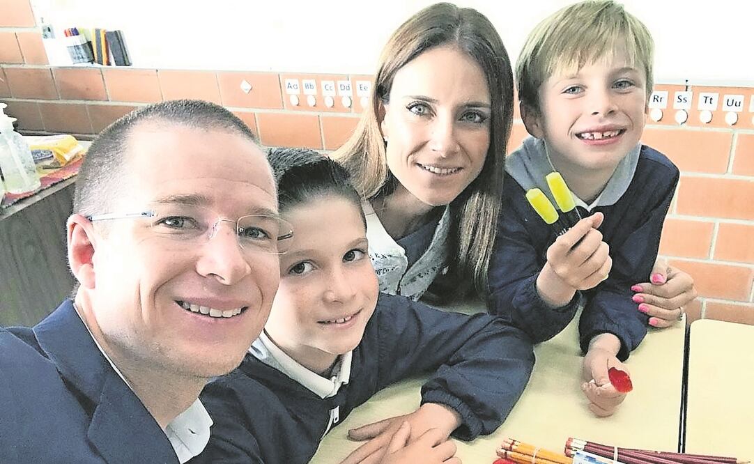 El sábado, Ricardo Anaya confirmó a EL UNIVERSAL que su familia vive ya de manera permanente con él, luego de haber pasado dos años en EU (TOMADA DE FACEBOOK)