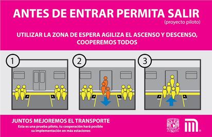 Antes de entrar, permita salir