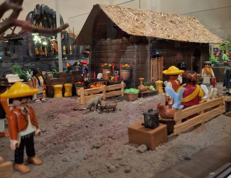 Más de 30 coleccionistas participan en las maquetas de Playmobil. Foto: Instagram @museodeelcarmen