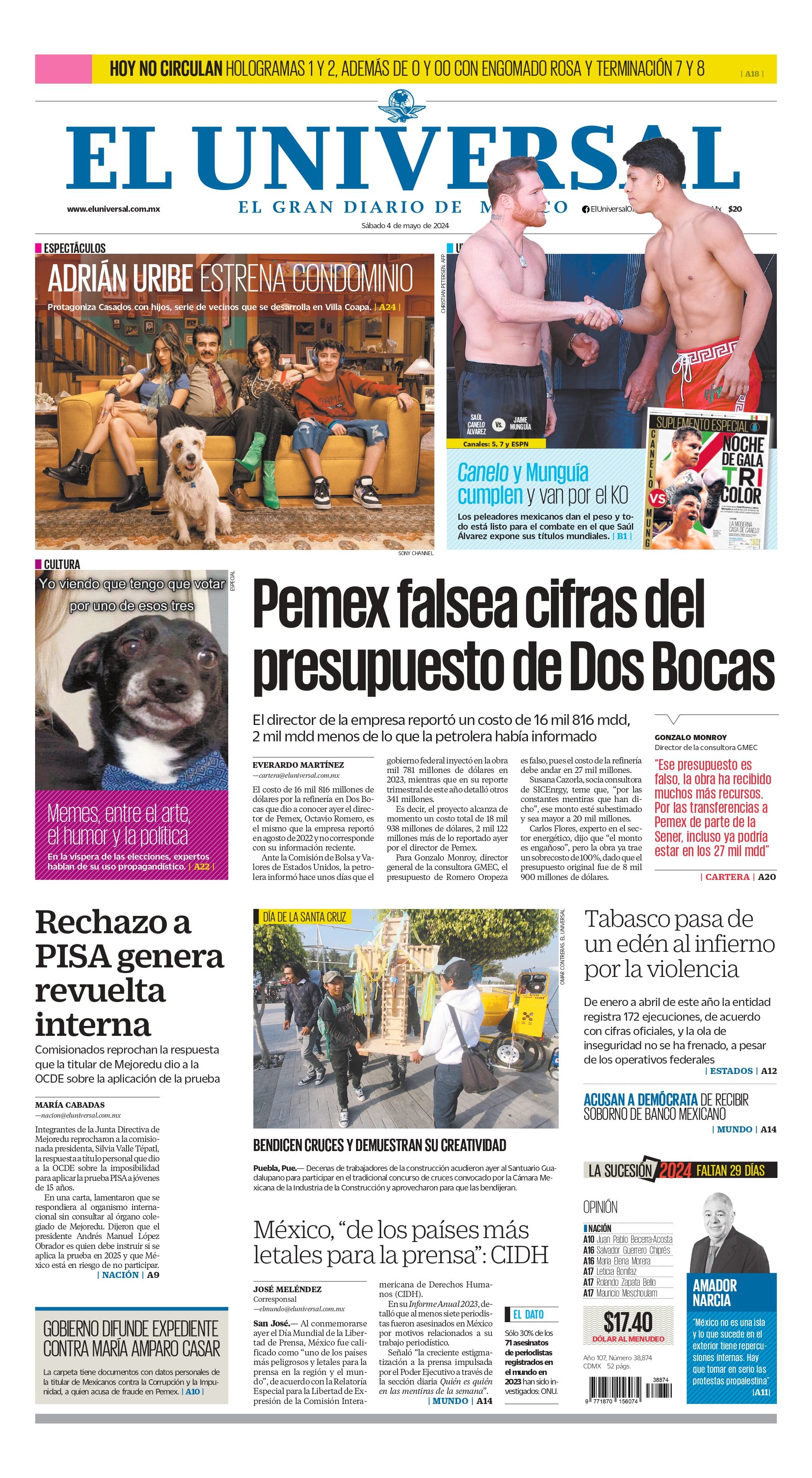 Portada impresa