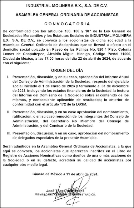 Convocatoria