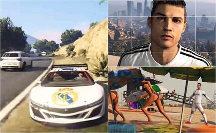 Cristiano Ronaldo al estilo 'Grand Theft Auto 5' 