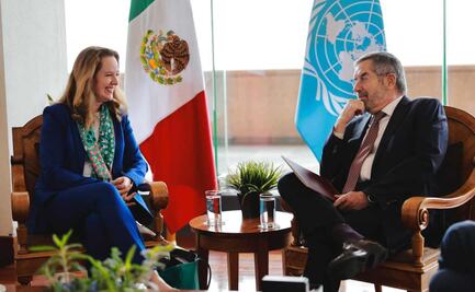 De la Fuente reconoce aportaciones de migrantes a comunidades; canciller recibe a titulares de OIM y Tent