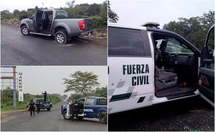 Emboscan a Fuerza Civil de Veracruz; reportan un policía muerto