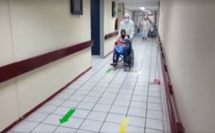 Niña de 3 años vence el coronavirus en Veracruz y la despiden con aplausos del hospital