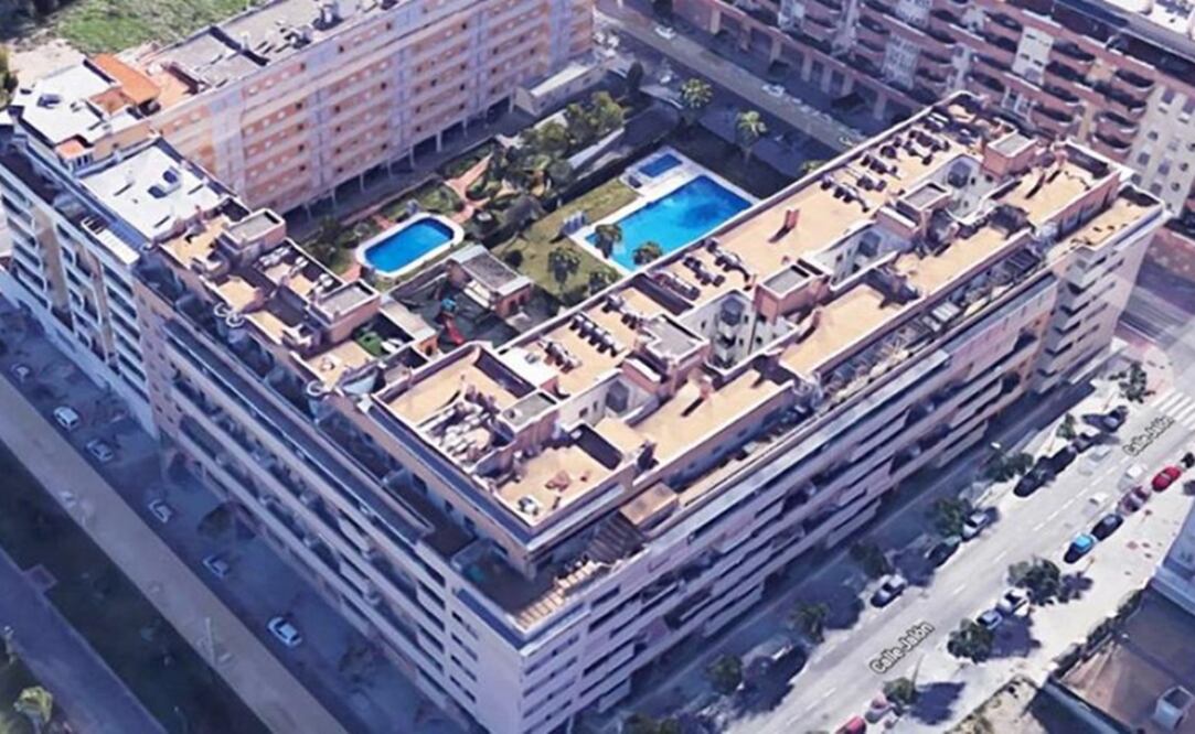 Conjunto habitacional en la calle Jalón en Málaga, al sur de España, donde habrían ocurrido los hechos. (Foto: El Comercio Perú-Google Maps) 