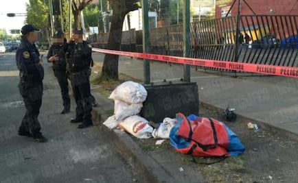 Abandonan feto entre basura sobre banqueta del Centro