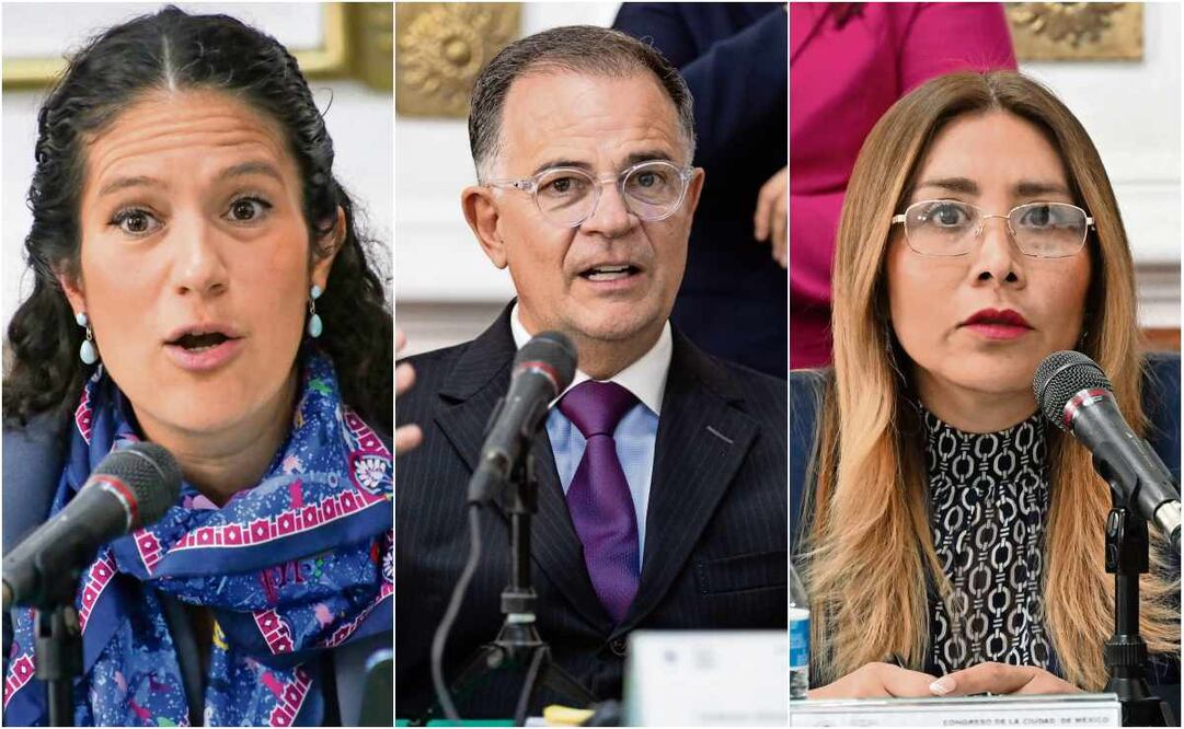 Bertha María Alcalde Luján, Ulrich Richter Morales y Anaid Valero Manzano. Fotos: Archivo EL UNIVERSAL y Especial