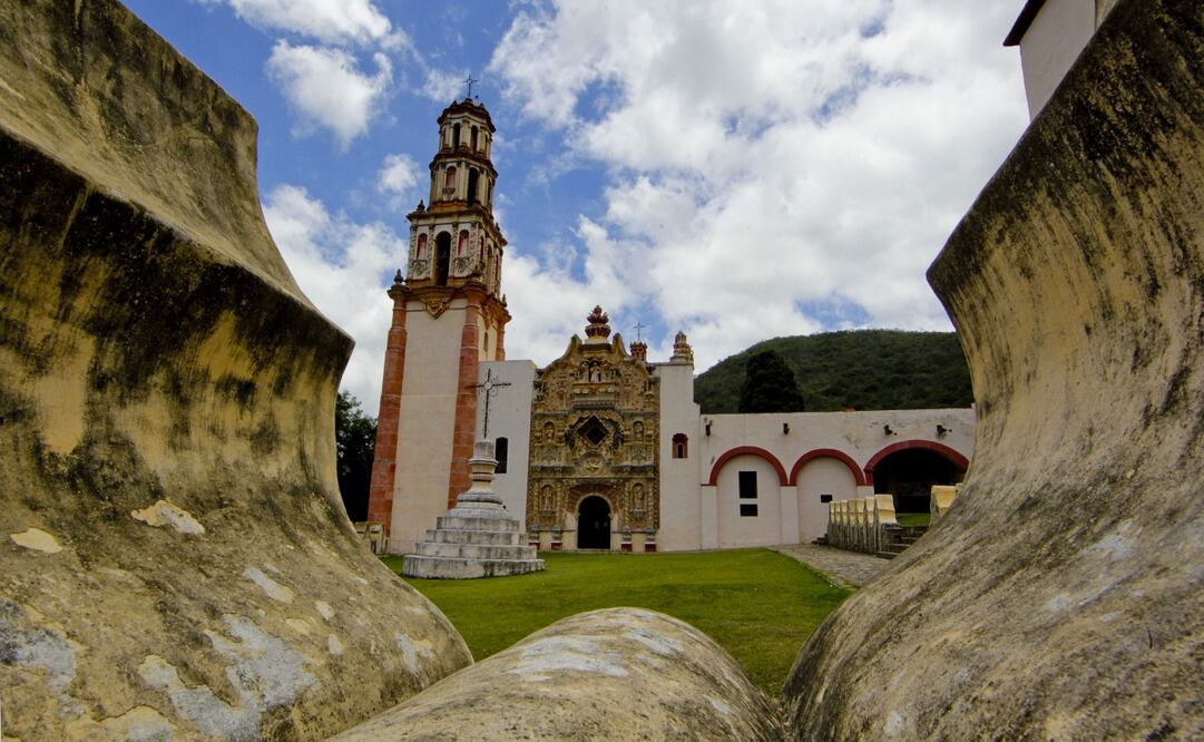 Tilaco, una de las cinco Misiones de la Sierra Gorda, construidas en el siglo XVIII. Foto: Ramón Romero. EL UNIVERSAL