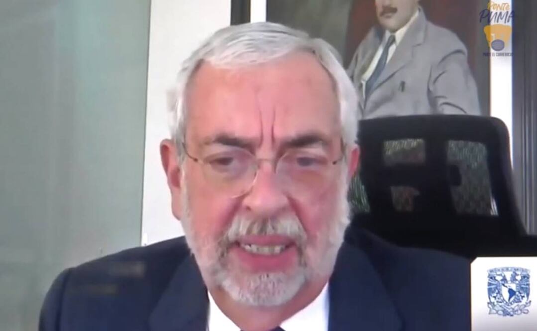 Enrique Graue Wiechers, rector de la UNAM. Foto: Tomada de video