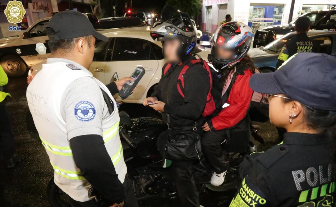 Operativo Conduce Sin Alcohol. Foto: X @SSC_CDMX
