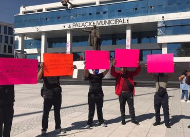 "Nos pagan como limosneros": Policías municipales exigen pago completo de quincenas en Naucalpan