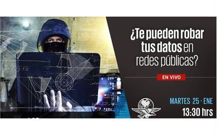 #EnVivo ¿Te pueden robar tus datos en redes públicas?
