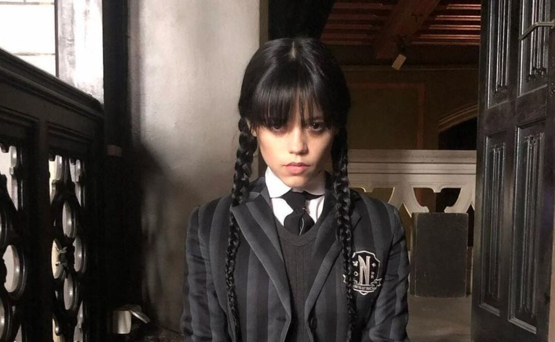 Merlina Addams. Fuente: Instagram @wednesdaynetflix