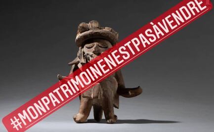 Beatriz Gutiérrez Müller y Marcelo Ebrard se unen a rechazo por subasta de piezas arqueológicas