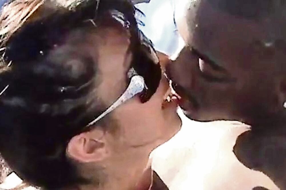 En las imágenes se ve a Kim con Ray J (FOTO TOMADA DEL VIDEO)