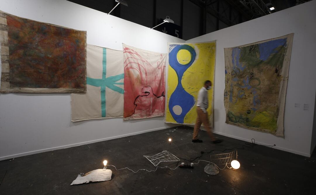 Instalación de la galería Gaga, de México, en la feria de arte ARCO de Madrid. Foto: EFE