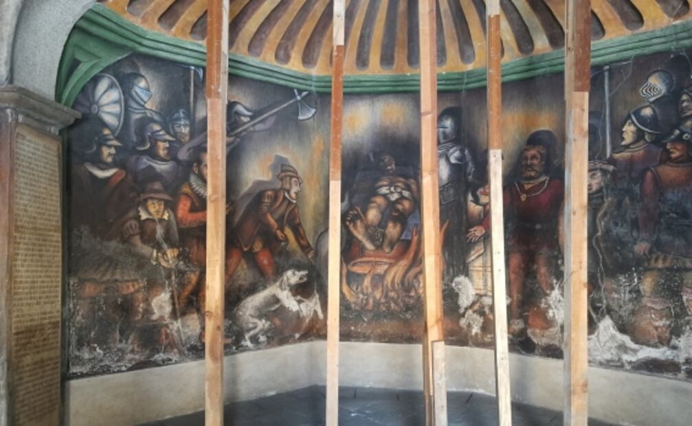 Restaurarán la capilla en la que se casaron Frida Kahlo y Diego Rivera