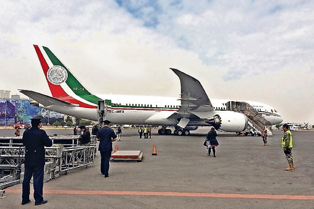 El adiós del avión presidencial
