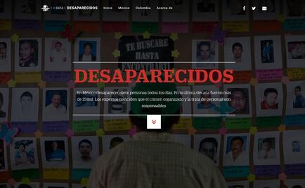 Dan mención honorífica a EL UNIVERSAL por trabajo sobre desaparecidos