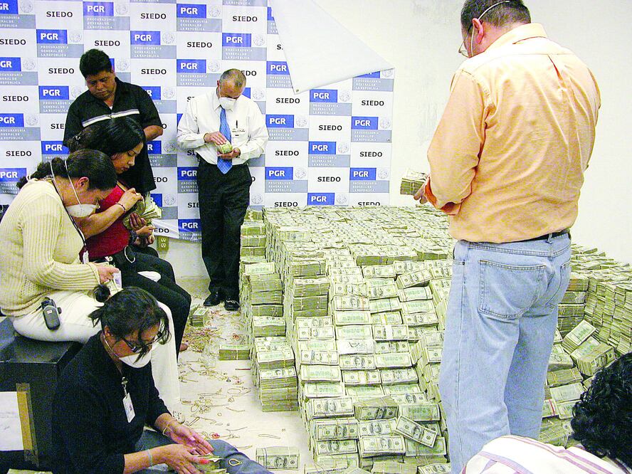 En 2007 fueron asegurados 205 millones de dólares en una residencia de las Lomas de Chapultepec, en el DF. El dueño era Zhenli Ye Gon, un ciudadano de origen chino nacionalizado mexicano (ARCHIVO EL UNIVERSAL)