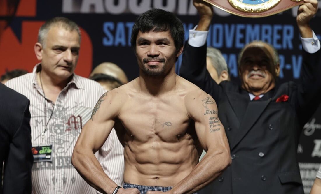 Manny Pacquiao ostenta 11 títulos mundiales en ocho divisiones distintas. AP
