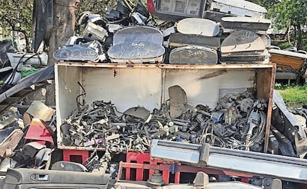 Decomisan más de 2 toneladas de autopartes