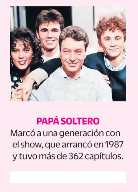 Con "Papá soltero" alcanzó la fama y marcó generaciones. Foto: Archivo, EL UNIVERSAL.