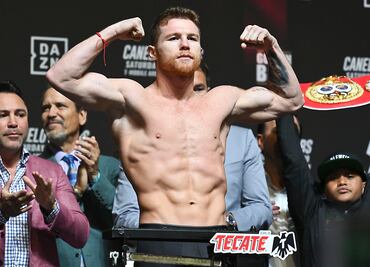 Segundo pesaje entre Canelo y Jacobs, con alevosía y ventaja para el mexicano