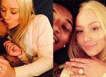 Iggy Azalea luce anillo de 500 mil dólares