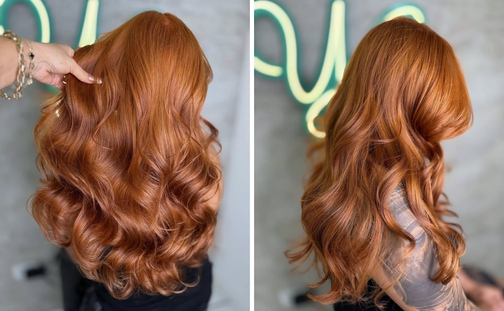 El cobrizo suave también es una elección ideal. Foto: Instagram @yesi_salon_