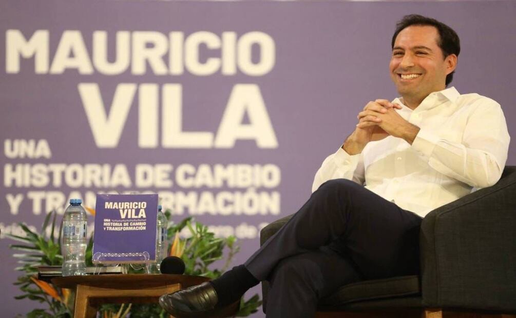 Mauricio Vila Dosal presenta “Una Historia de Cambio y Transformación”. Foto; Especial