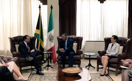 Luis Videgaray se reúne con el Primer Ministro y canciller de Jamaica