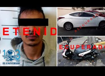 Detienen a presunto líder de banda dedicada al robo de vehículos en Naucalpan