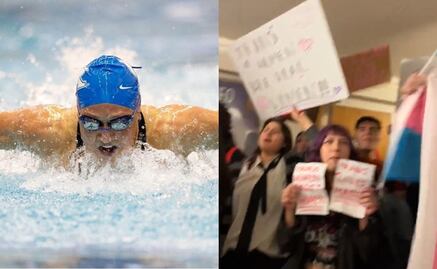 La nadadora Riley Gaines fue atacada por un hombre transgénero durante una charla sobre los derechos de las mujeres